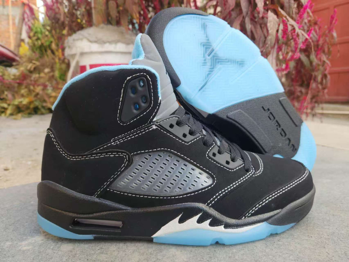 Air Jordan 5 Black/University Blue | Nightfall Scholar