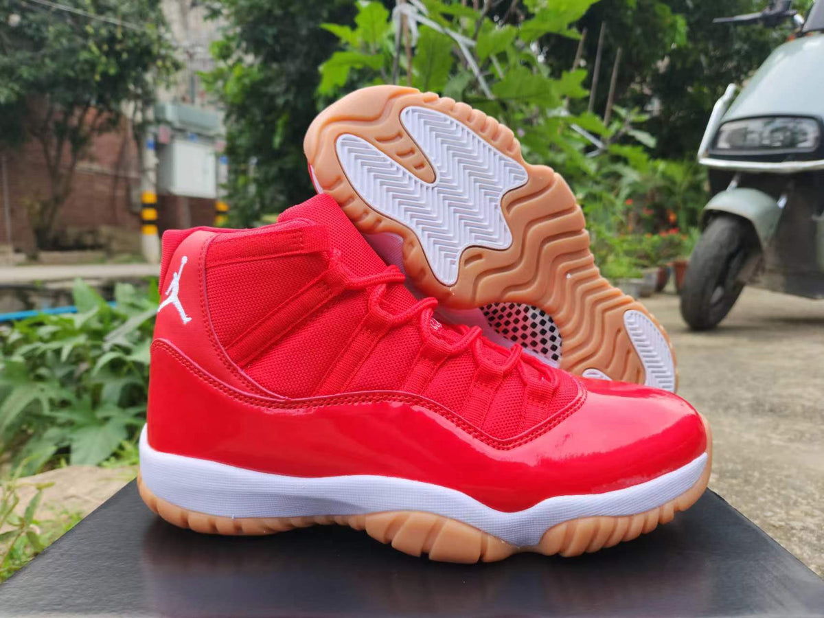 Air Jordan 11 Red Sneakers | Scarlet Overdrive