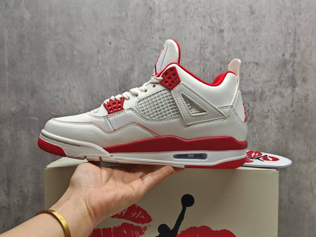 Air Jordan 4 Retro "Valentine's Day – Sierra Red" Sneakers