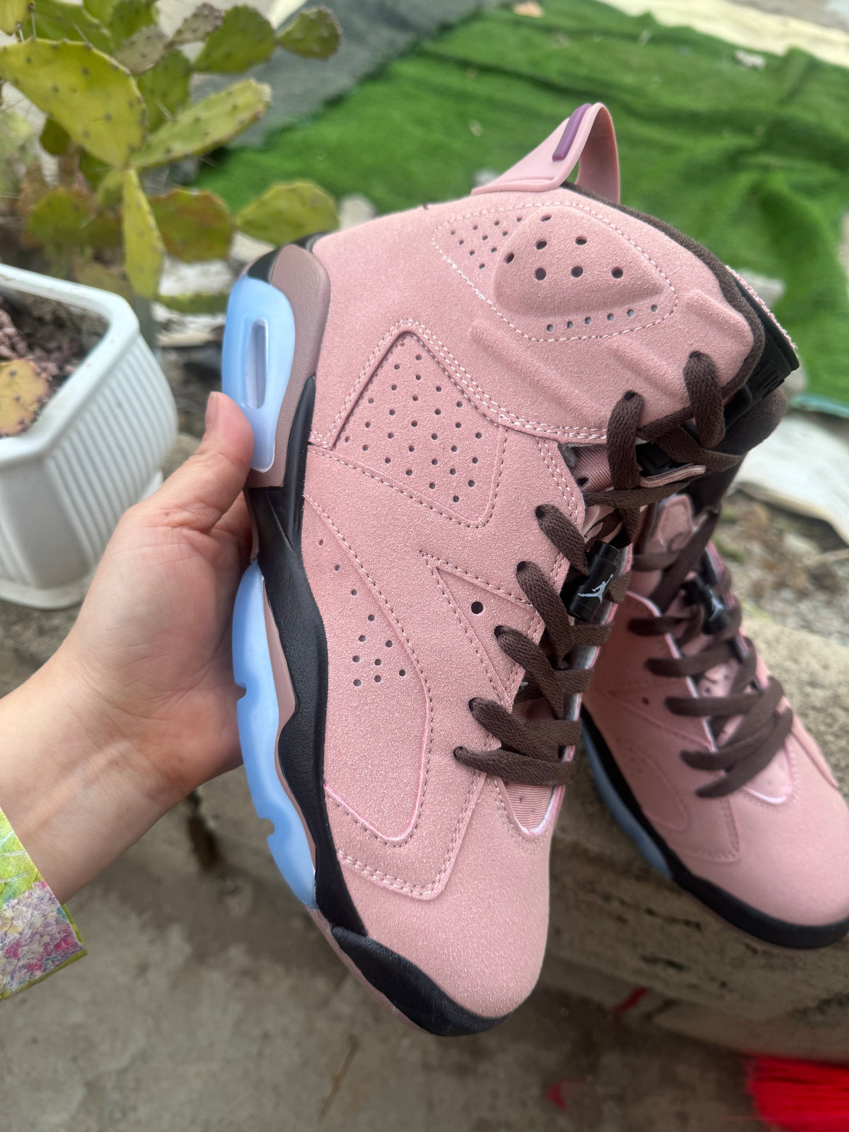 Air Jordan 6 Light Pink Sneakers | Blush Cadence